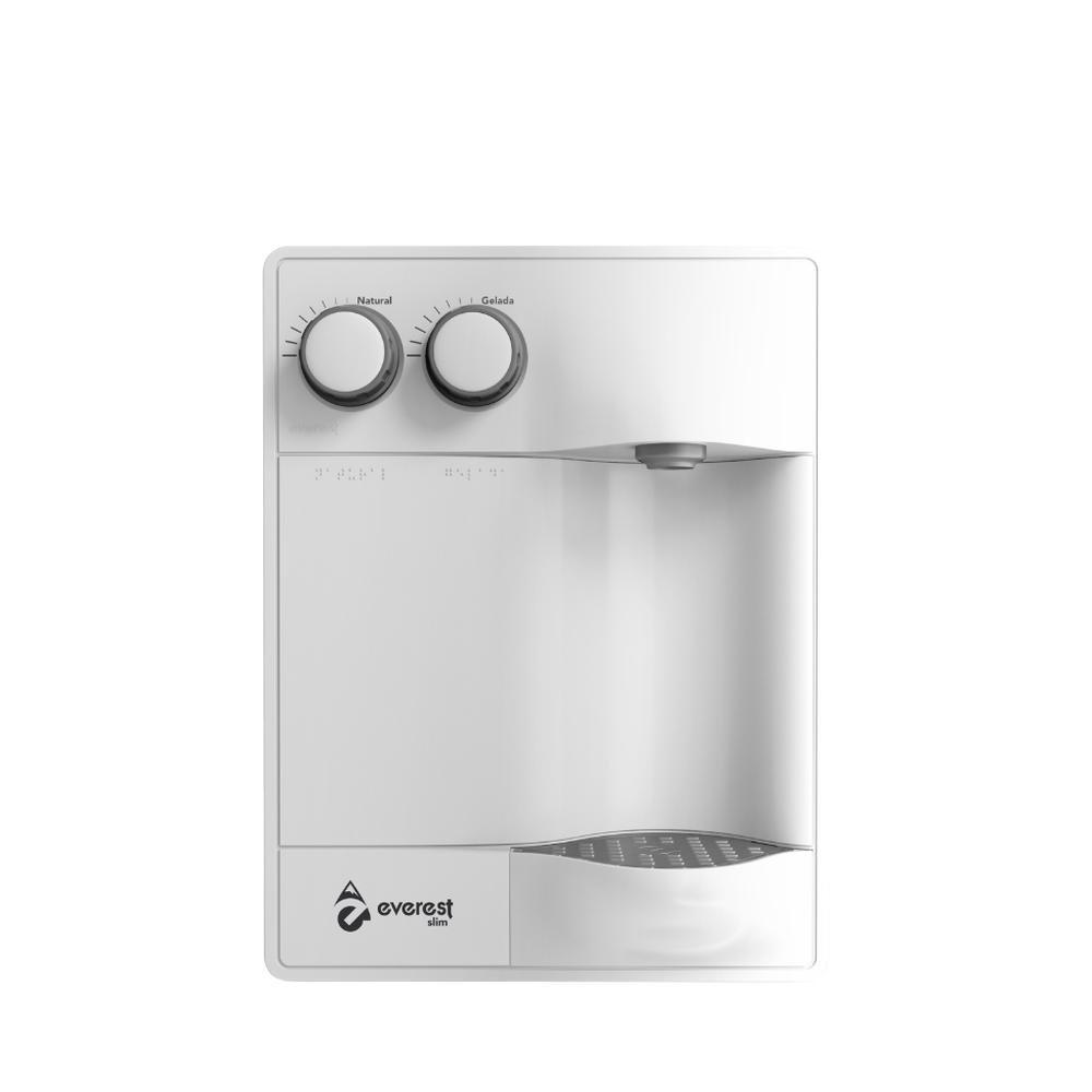 Purificador de Água Everest Slim na cor Branco