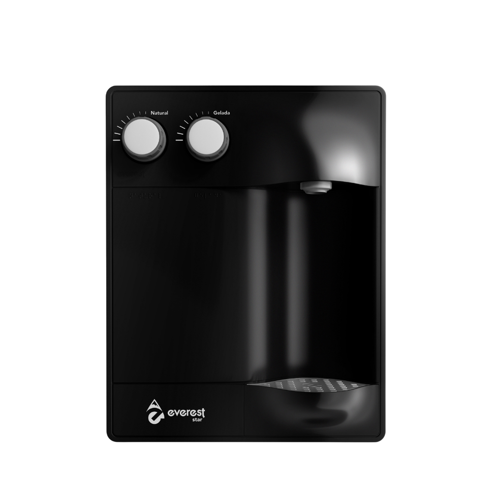 Purificador de Água Everest Star na cor Preto